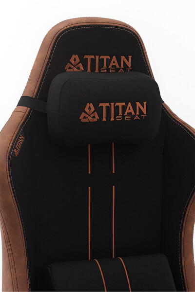 Titanseat Kairo Kahverengi Kumaş Oyuncu Koltuğu