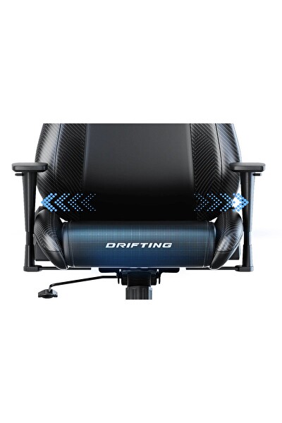DXRacer Drifting Serisi 3D Ergonomik Kol Dayamalı Jel Köpük Başlıklı Siyah Oyuncu Koltuğu