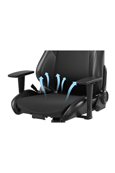DXRacer Drifting Serisi 3D Ergonomik Kol Dayamalı Jel Köpük Başlıklı Siyah Oyuncu Koltuğu