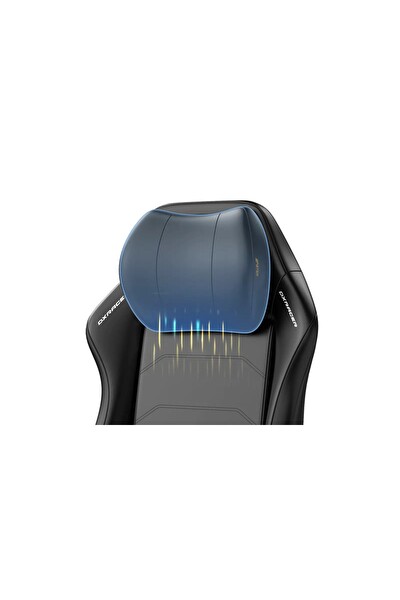 DXRacer Master Serisi XL Mikrofiber Suni Deri 4D Kolçaklı Oyuncu Koltuğu Siyah