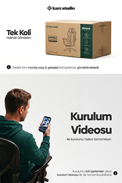 Karr Gaming Zephyr Oyuncu Koltuğu - Pembe