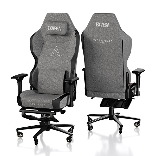 Exvega Andromeda Pro Graphite Oyuncu Koltuğu Gri