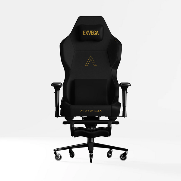 Exvega Andromeda Pro Gold Oyuncu Koltuğu Siyah