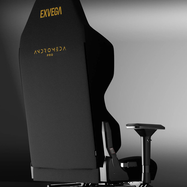 Exvega Andromeda Pro Gold Oyuncu Koltuğu Siyah