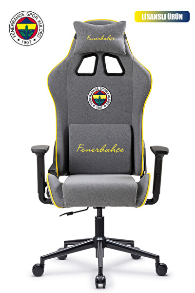 Fanchair x Fenerbahçe Goal Gri Kumaş Lisanslı Oyuncu Koltuğu