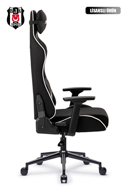 Fanchair x Beşiktaş Goal Siyah Kumaş Lisanslı Oyuncu Koltuğu