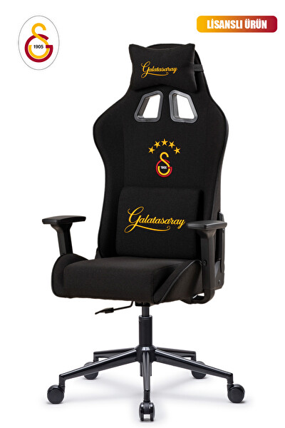 Fanchair x Galatasaray Goal Siyah Kumaş Lisanslı Oyuncu Koltuğu