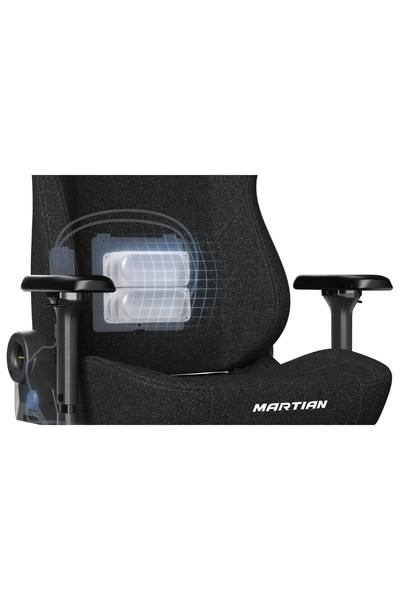 DXRacer Martian Serisi 4D Kolçak 4D Entegre Bel Desteği 90-135 Derece Sırt Yatma Desteği Kumaş Oyun Koltuğu