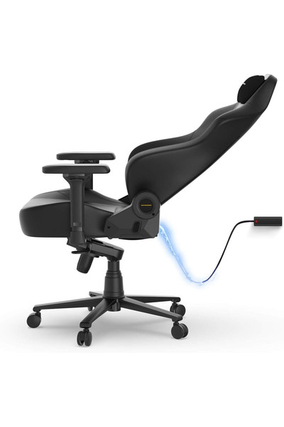 DXRacer Martian Serisi 4D Kolçak 4D Entegre Bel Desteği 90-135 Derece Sırt Yatma Desteği Deri Oyun Koltuğu