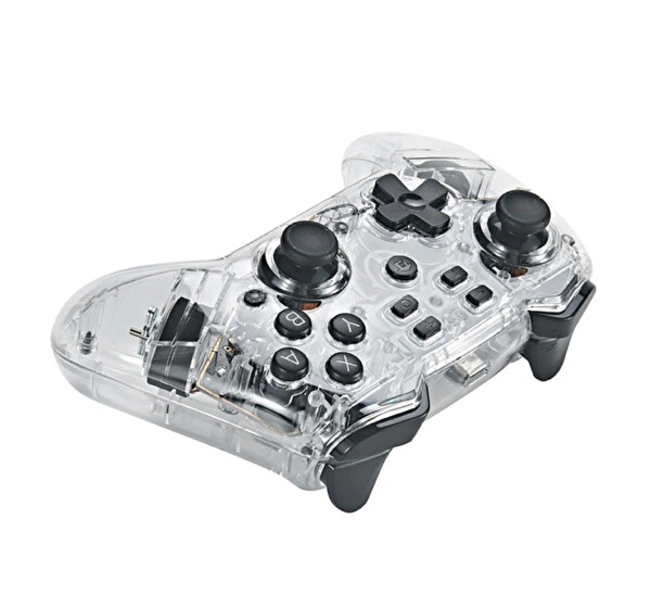 Gizala T23 Max Kablosuz Ekstra Tuşlu Şeffaf Nintendo Switch Pro Controller
