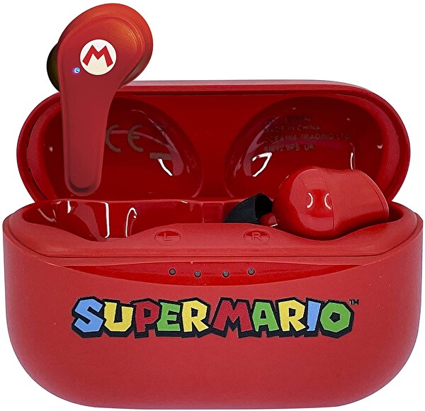 OTL Nintendo Super Mario Şarj Kutulu Kırmızı Kablosuz Kulaklık