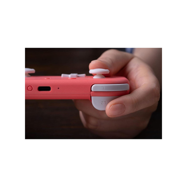 8bitdo Lite 2 Bluetooth Gamepad Switch Switch Lite Android and Raspberry Pi Pembe