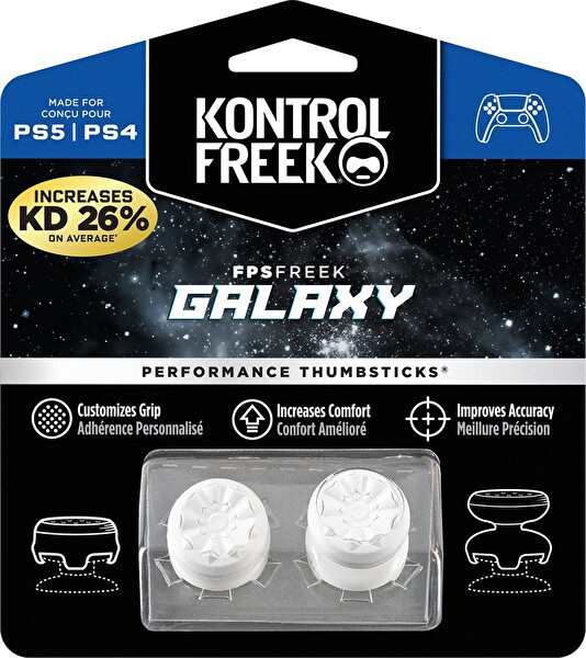 Kontrolfreek PS5 ve PS4 Uyumlu Fpsfreek Galaxy Beyaz Analog Yükseltici