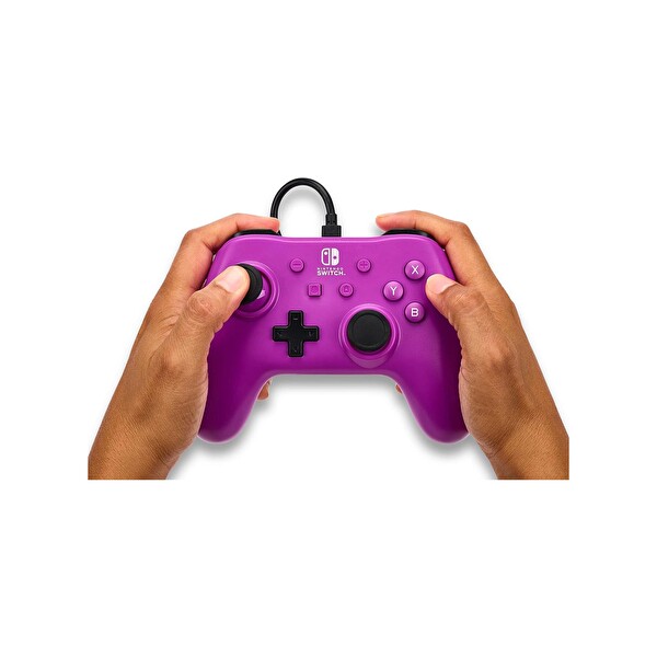 PowerA Grape Purple Lisanslı Kablolu Nintendo Switch Oyun Kolu