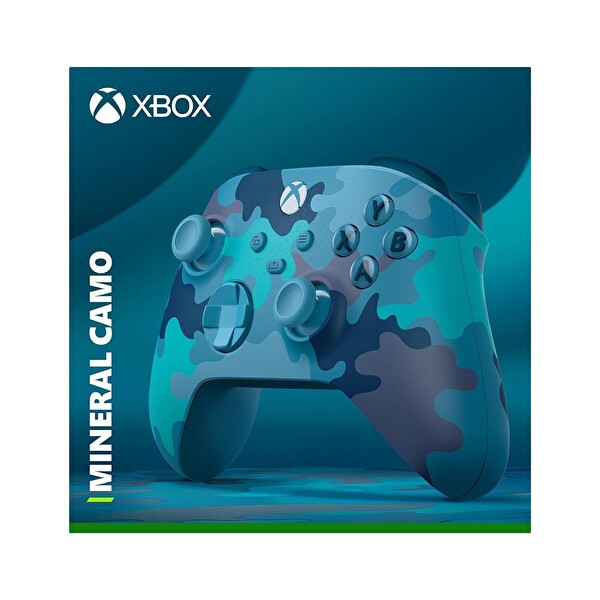 Microsoft Xbox Uyumlu 9. Nesil Mavi Kamuflaj Wireless Controller