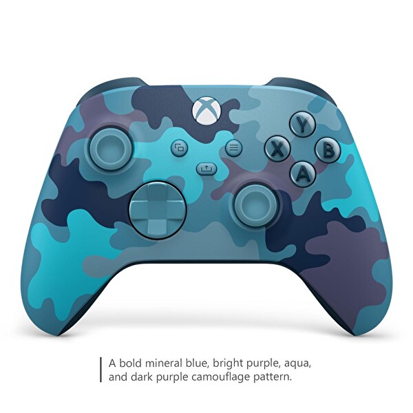 Microsoft Xbox Uyumlu 9. Nesil Mavi Kamuflaj Wireless Controller