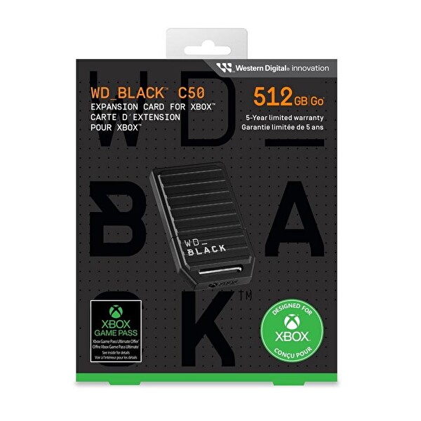 WD Black C50 WDBMPH5120ANC-WCSN Xbox İçin 512 GB Depolama Genişletme Kartı