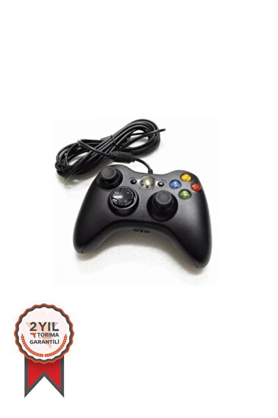 Torima Xbox 360 Xbox TV ve PC Uyumlu Siyah Kablolu Oyun Kolu