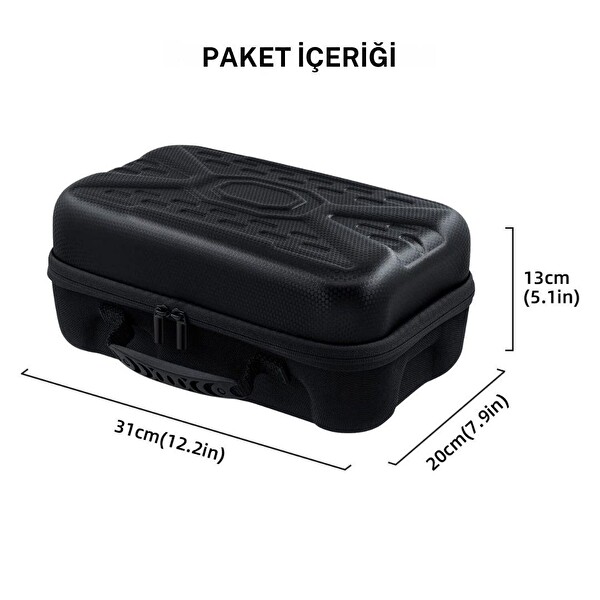 Cosmostech Xbox Series S Konsol ve Aksesuarlar için Seyahat Taşıma Çantası Siyah