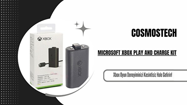 Cosmostech Microsoft Xbox Series S - X - One - One S Uyumlu Batarya Şarj Kiti