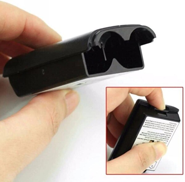 Cosmostech Xbox 360 Uyumlu Controller Joystick Oyun Kolu Batarya Pil Kapağı Siyah