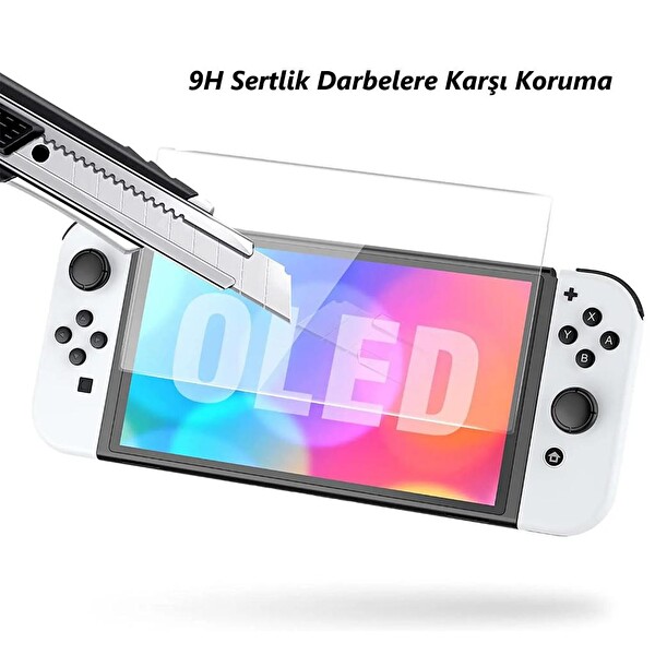 Engo Nintendo Switch OLED 7 inç Oyun Konsolu Nano Ekran Koruyucu