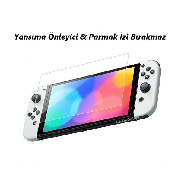 Engo Nintendo Switch OLED 7 inç Oyun Konsolu Mat Ekran Koruyucu
