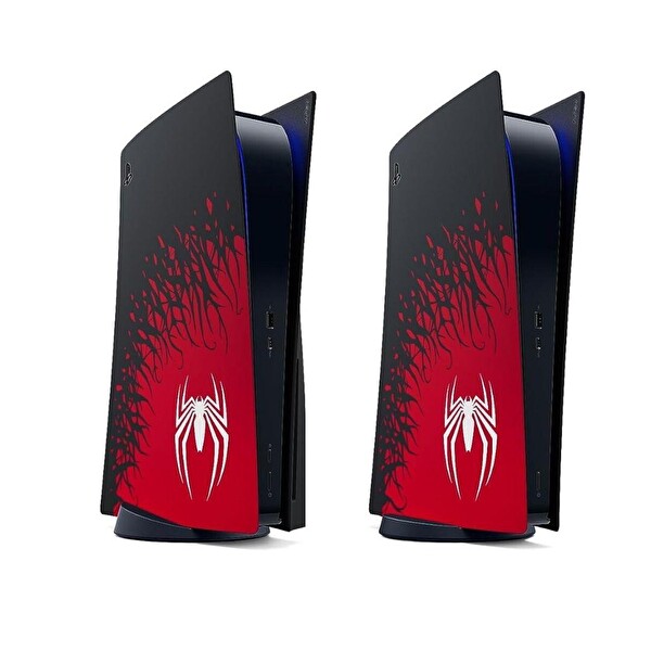 Cosmostech PS5 Dijital Sürüm Uyumlu - Spider - Man 2 Desenli Konsol Faceplate Shell Covers Kapakları