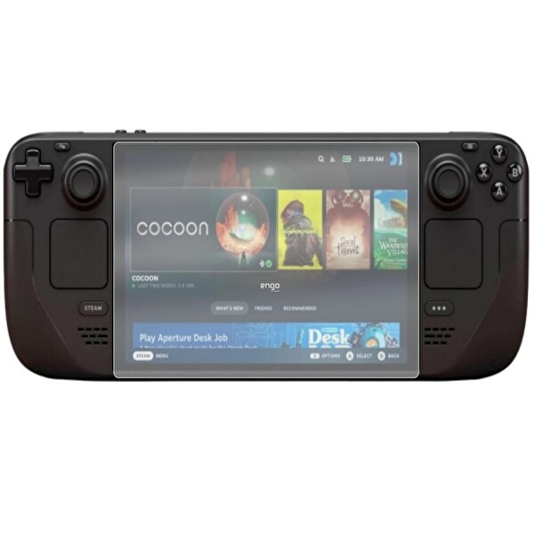 Engo Steam Deck 7 inç Mat Ekran Koruyucu Şeffaf Oyun Konsolu