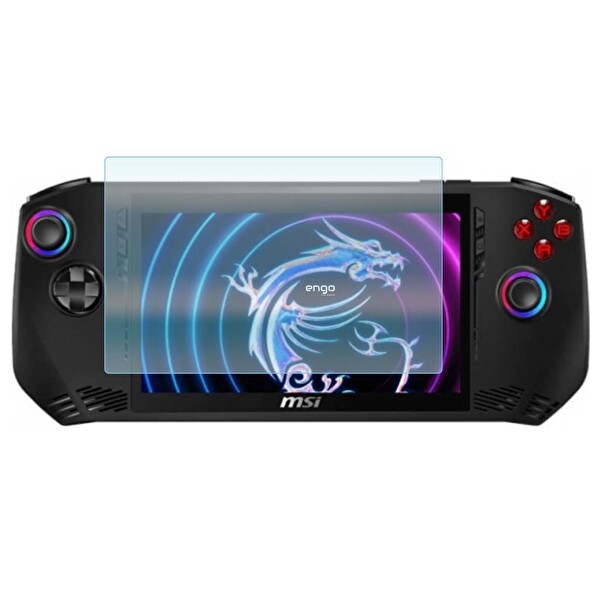 Engo MSI Claw A1M 7 inç Oyun Konsolu Ekran Koruyucu Nano Şeffaf