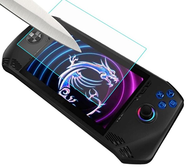 Engo MSI Claw A1M 7 inç Oyun Konsolu Ekran Koruyucu Nano Şeffaf