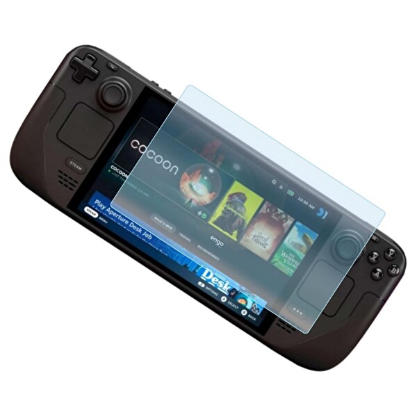 Engo Steam Deck 7 inç Nano Şeffaf Oyun Konsolu Ekran Koruyucu