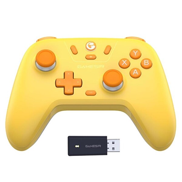 Gamesir Nova Lite Hall Effect 2.4G Wireless Nintendo Switch - Windows PC - Steam Deck - Android - Ios Sarı Controller