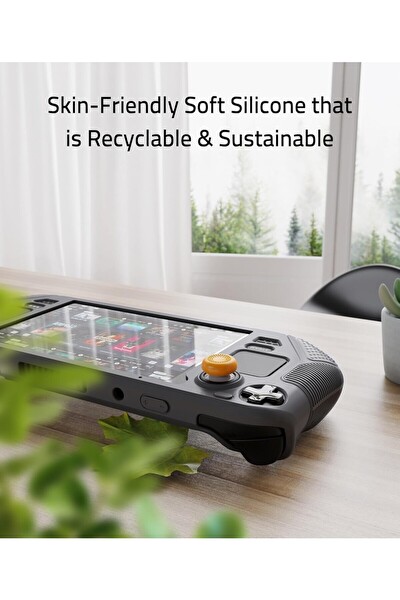 Syntech Steam Deck OLED LCD Uyumlu Silikon Koruyucu Kılıf Gri M53