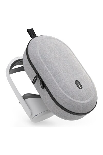 Syntech Large Sert Taşıma Çantası Meta Quest 3S 3 Oculus 2 Pico 4 Uyumlu Gri M42
