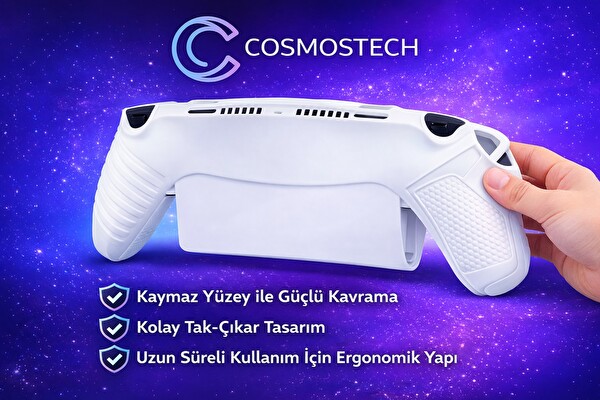 Cosmostech PS Portal İçin Silikon Koruyucu Kılıf Beyaz