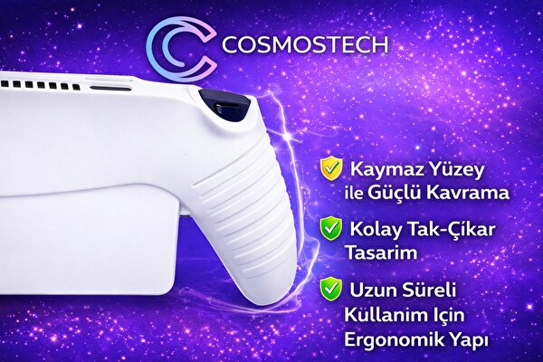 Cosmostech PS Portal İçin Silikon Koruyucu Kılıf Beyaz