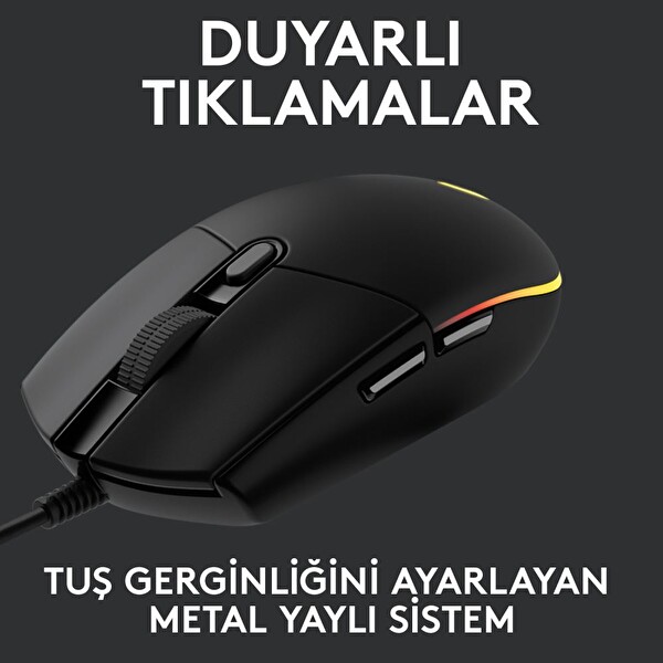 Logitech G G102 Lightsync Gaming Siyah Oyuncu Faresi
