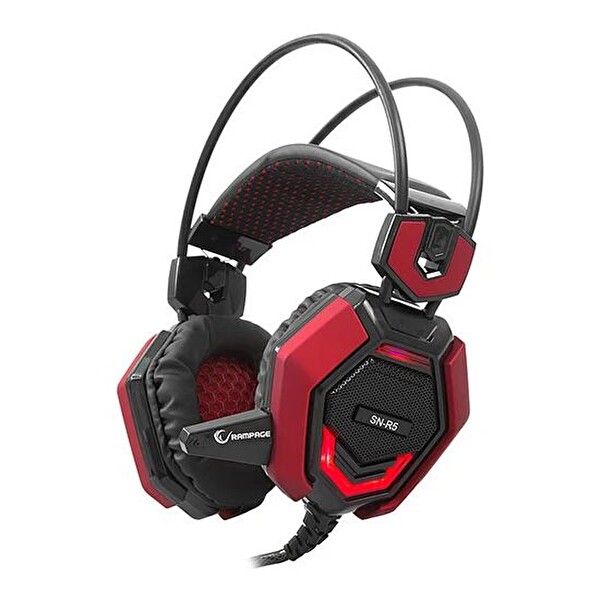 Rampage SN-R5 X-Core Mikrofonlu Siyah - Kırmızı Oyuncu Kulaklığı