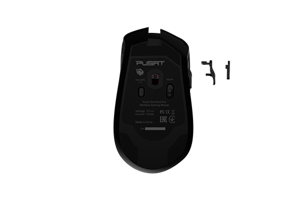 Pusat One Shot Pro Kablosuz Siyah Oyuncu Mouse