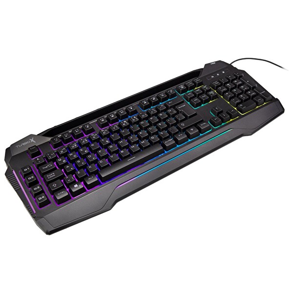 Turbox Giantpeak Mekanik Hisli Rgb Işık Makrolu Sese Duyarlı Standart Q Gaming Oyuncu Klavyesi