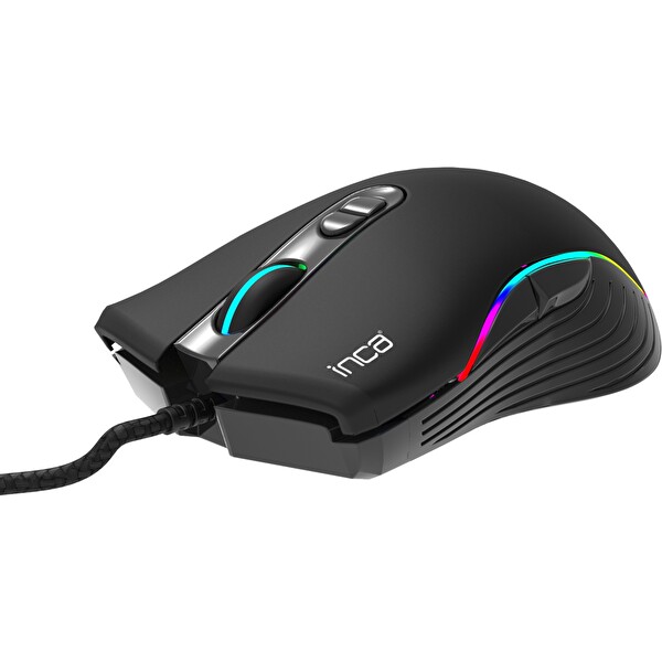 Inca IMG-GT15 Makrolu RGB Siyah Oyuncu Mouse