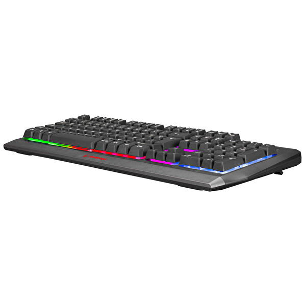 Rampage KB-R52 Style Q Rainbow Aydınlatmalı Siyah Gaming Oyuncu Klavyesi