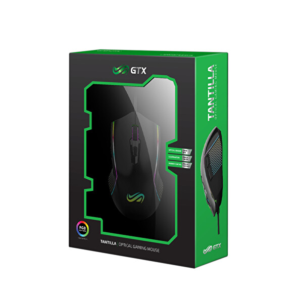 GTX Tantilla W05-602 7200 DPI USB RGB Oyuncu Mouse