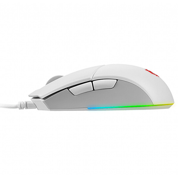 MSI Clutch GM11 White 5000 DPI 6 Tuş RGB Optik Kablolu Beyaz Gaming Mouse