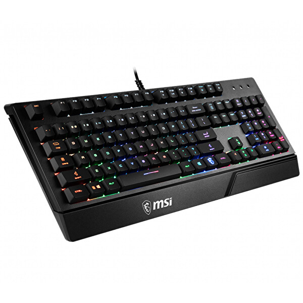 MSI Vigor GK20 TR Q RGB Membrane Kablolu Oyuncu Klavyesi