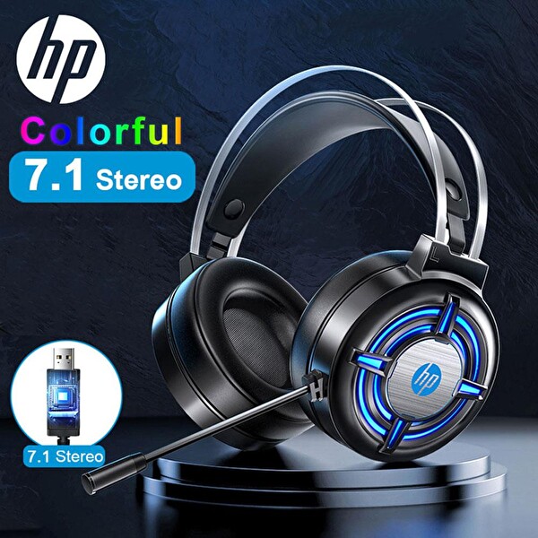 HP H120G Kulak Üstü Mikrofonlu Siyah Oyuncu Kulaklığı