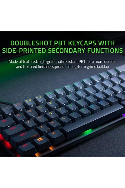 Razer Huntsman Mini Analog Optik Switch Q Siyah Kablolu Oyuncu Klavyesi