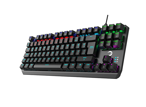 Gamepower Overlord 60M Mekanik Mavi Switch Türkçe Q 88 Tuş USB Oyuncu Klavyesi