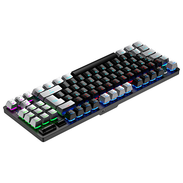 Gamepower Eva 5 60M Mekanik Blue Switch Türkçe Q 88 Tuş USB Gaming Klavye